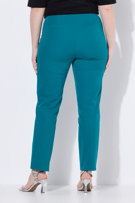 Hose, Bügelfalte, schmales Bein, Elastikbund