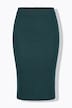 Gebreide rok, Slim Fit, midi-lengte, elastische tailleband
