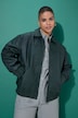 Blouson, boxy oversized model, PU in een used look