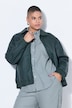 Blouson, boxy oversized model, PU in een used look