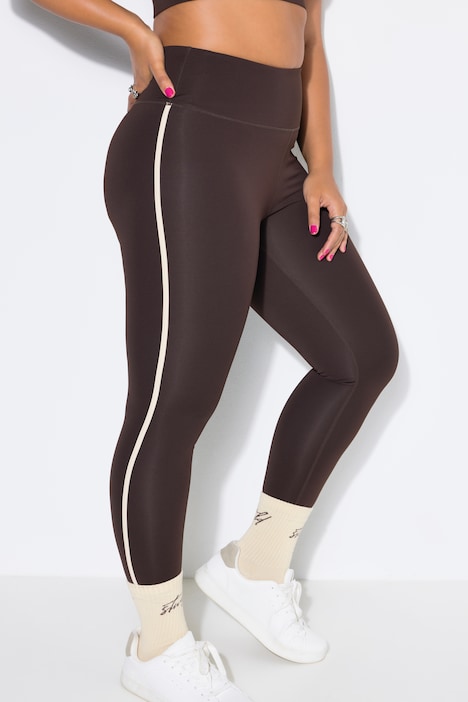 Sport-Tights, High Waist, Seitenstreifen