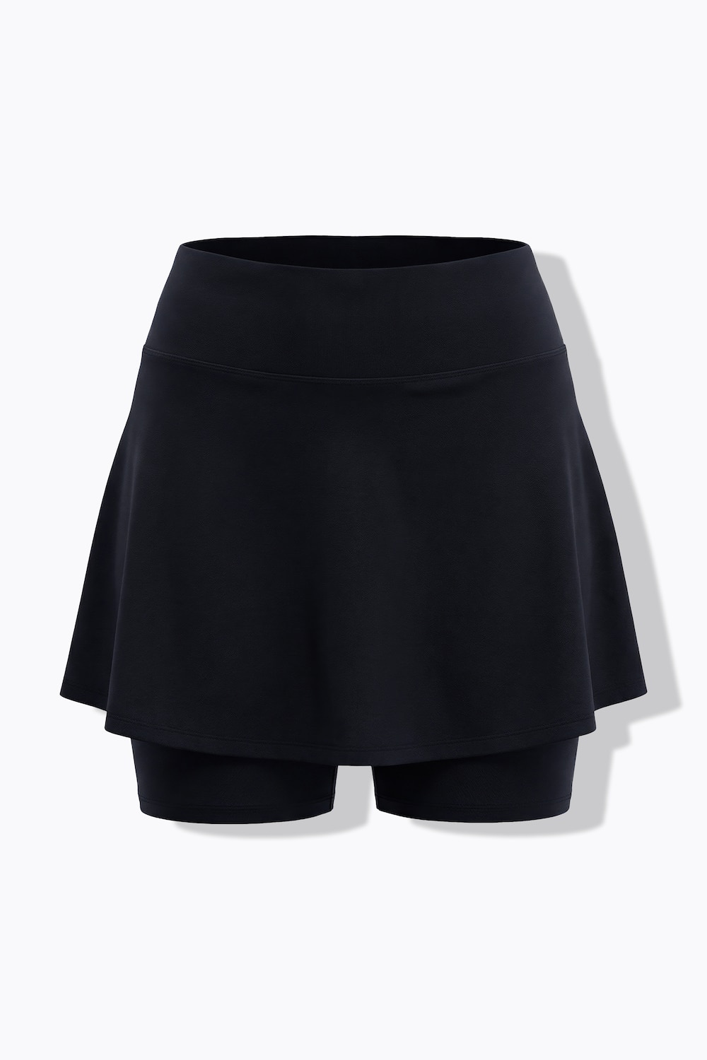 Stora storlekar Byxkjol för sport, Dam, svart, storlek: 46/48, Polyester/Elastan, Studio Untold