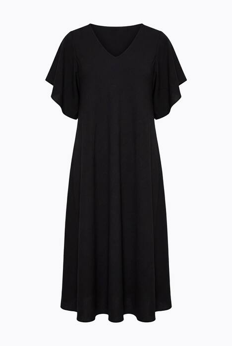 Fluttering Wing Sleeve Dress