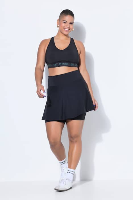 Sporty bustier, Get Strong, krydsede rygstropper, meshfor