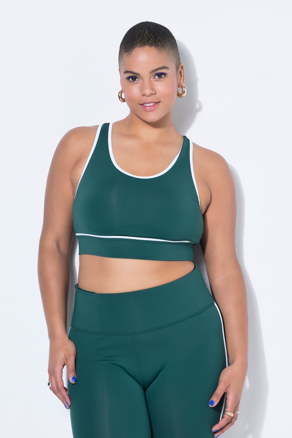 Große Größen Sport-BH, Damen, türkis, Größe: 50/52, Polyester/Elasthan, Studio Untold