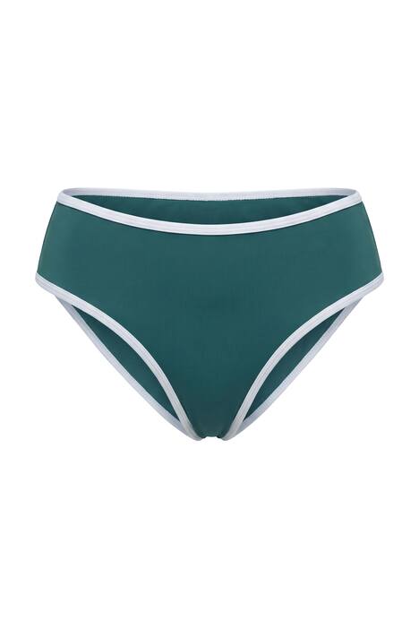 Bikiny kalhotky, lemovka, vysoký pas, tvarující