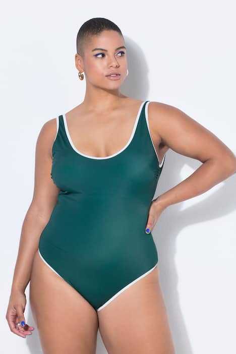 Badedragt, paspel, bløde skåle, shaping