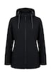 HYPRAR Softshell-Jacke, Kapuze, Zipptaschen, hinten länger