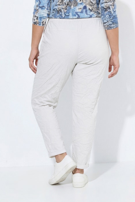Hose, Jogg Style, Crincle-Look, Elastikbund