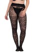 Strumpfhose, florales Muster