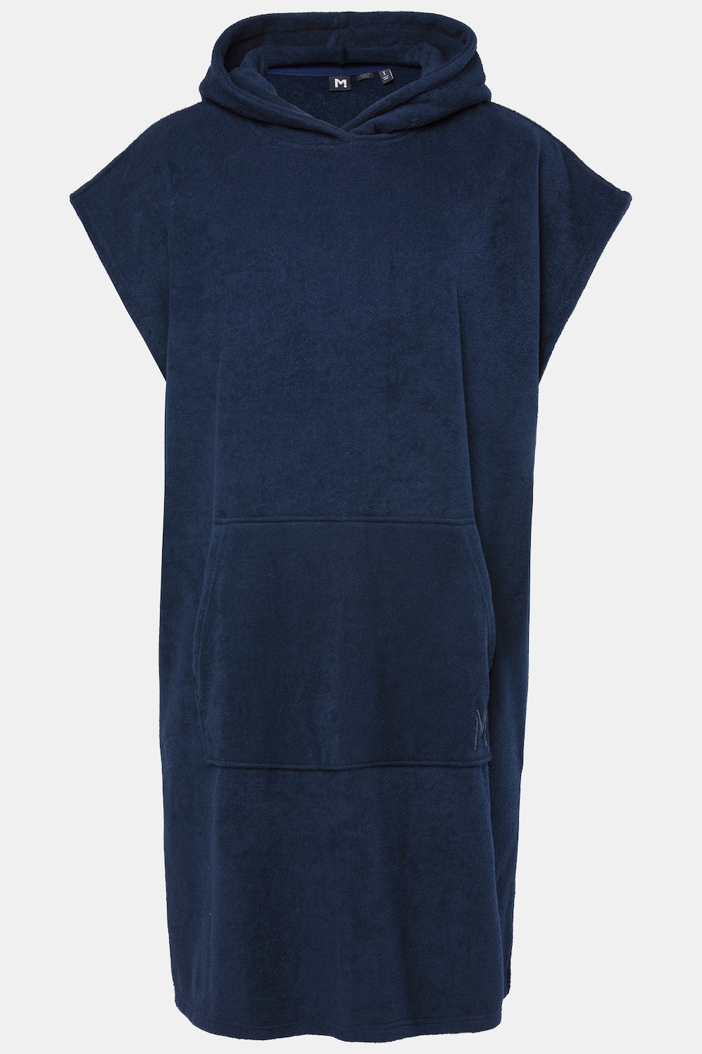 badeponcho, sweatshirt, hette, kengurulomme, vid passform