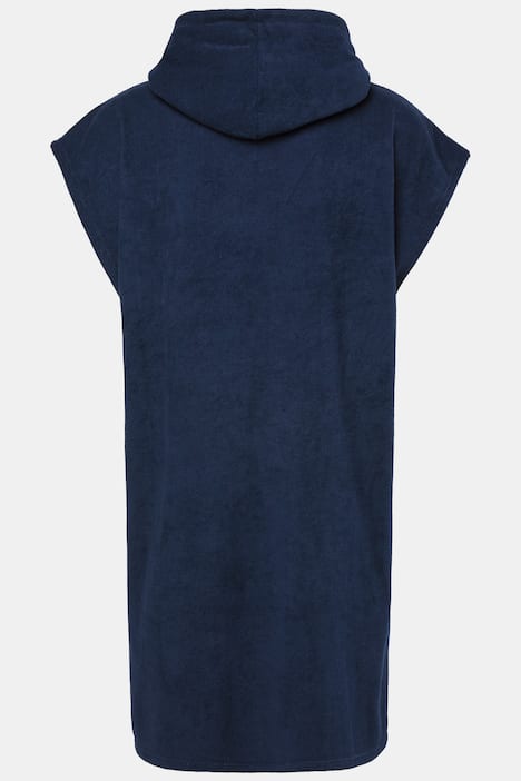 poncho toalla, sudadera, capucha, bolsillo de canguro, ajuste holgado