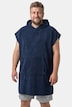 Badeponcho, Sweat, Kapuze, Kängurutasche, weite Passform