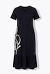 Eco Cotton Flower Embroidery Short Sleeve Dress