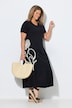 Eco Cotton Flower Embroidery Short Sleeve Dress