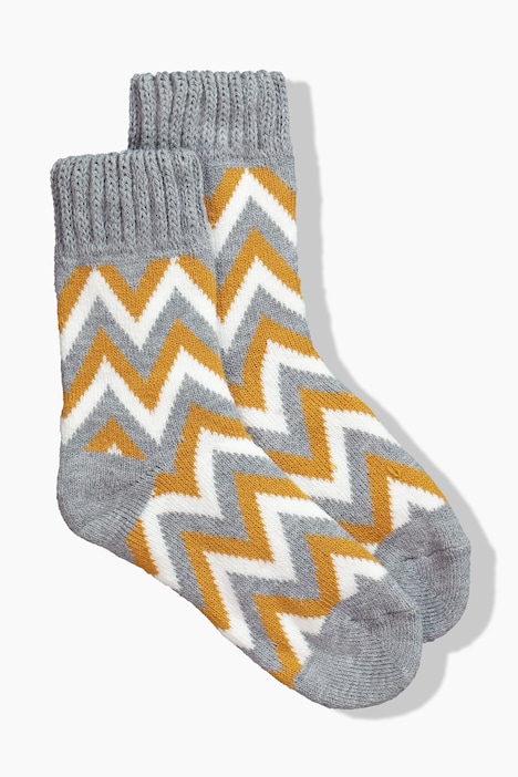Zigzag Knit Socks