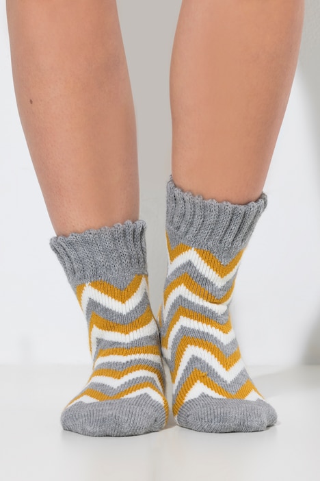 Zigzag Knit Socks