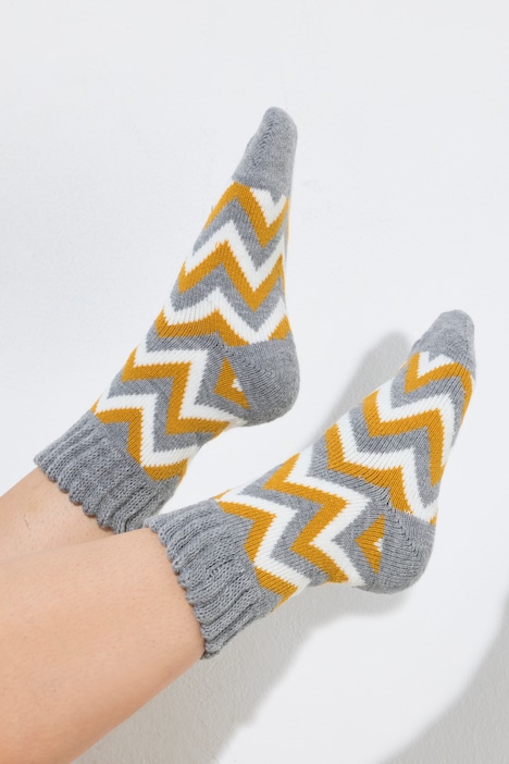 Zigzag Knit Socks