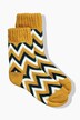 Zigzag Knit Socks