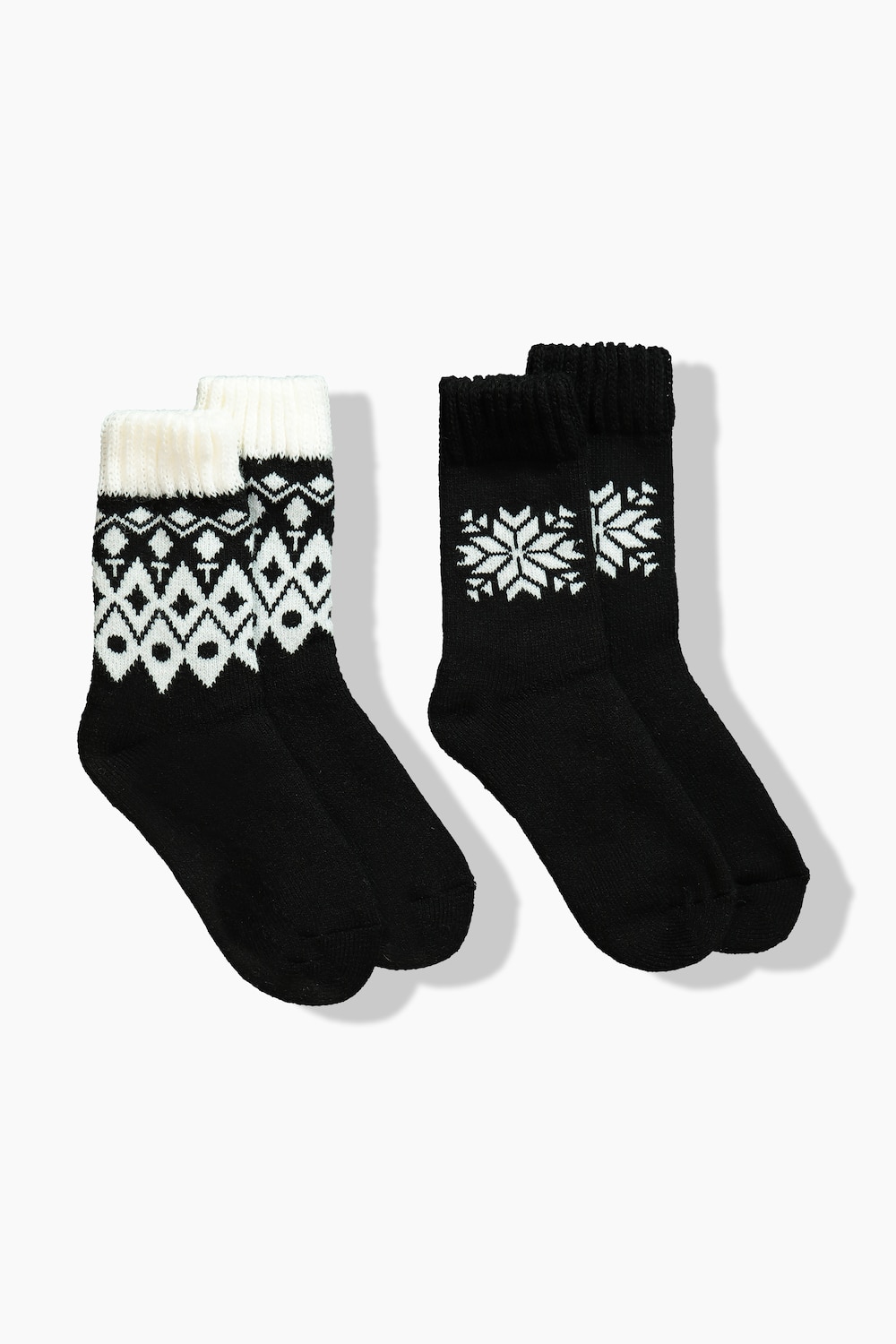 Kuschelsocken, 2er-Pack, Weihnachtsmuster