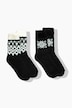 Kuschelsocken, 2er-Pack, Weihnachtsmuster