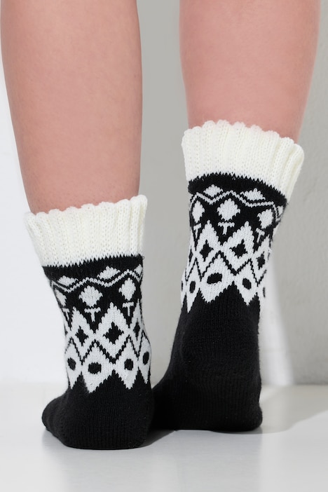 Kuschelsocken, 2er-Pack, Weihnachtsmuster