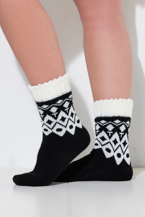 Kuschelsocken, 2er-Pack, Weihnachtsmuster