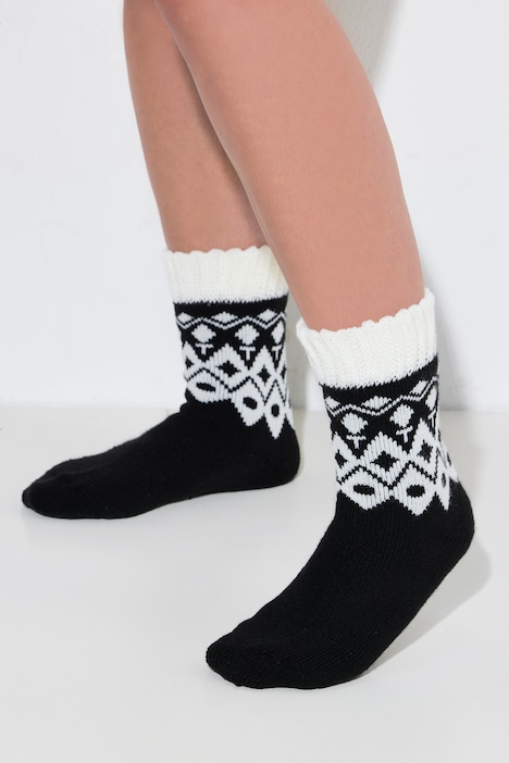 Kuschelsocken, 2er-Pack, Weihnachtsmuster
