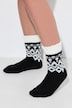 Kuschelsocken, 2er-Pack, Weihnachtsmuster