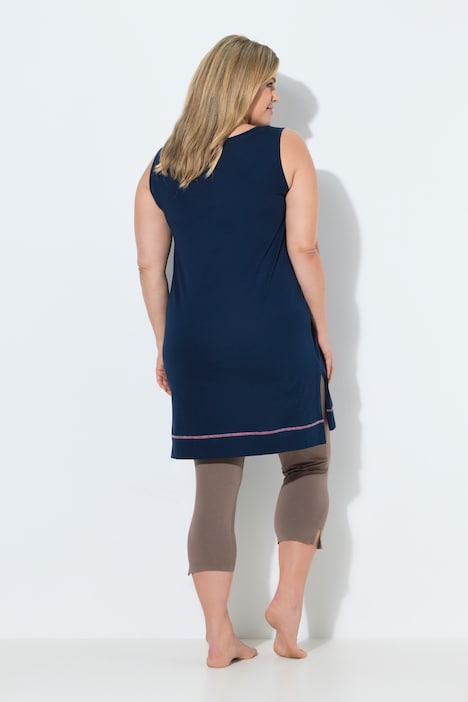 Longshirt, Katzenmotiv, Rundhals, ärmellos