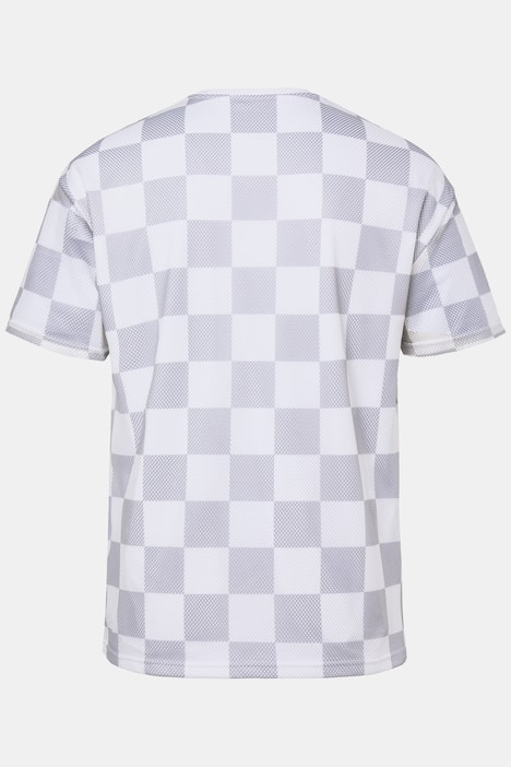 STHUGE T-Shirt, Halbarm, oversized, Mesh, Muster, bis 8 XL