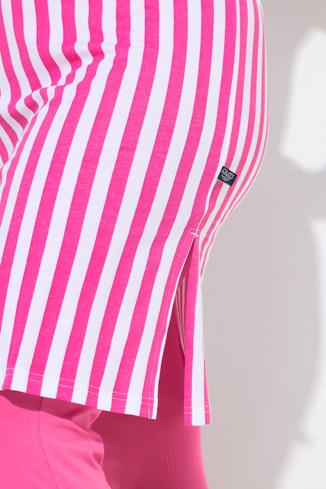 Bigshirt, raidallinen, kirjaimet, pyöreä pääntie, holkkihihat