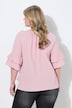 Bluse, A-Linie, Musselin, elastischer Carmen-Ausschnitt