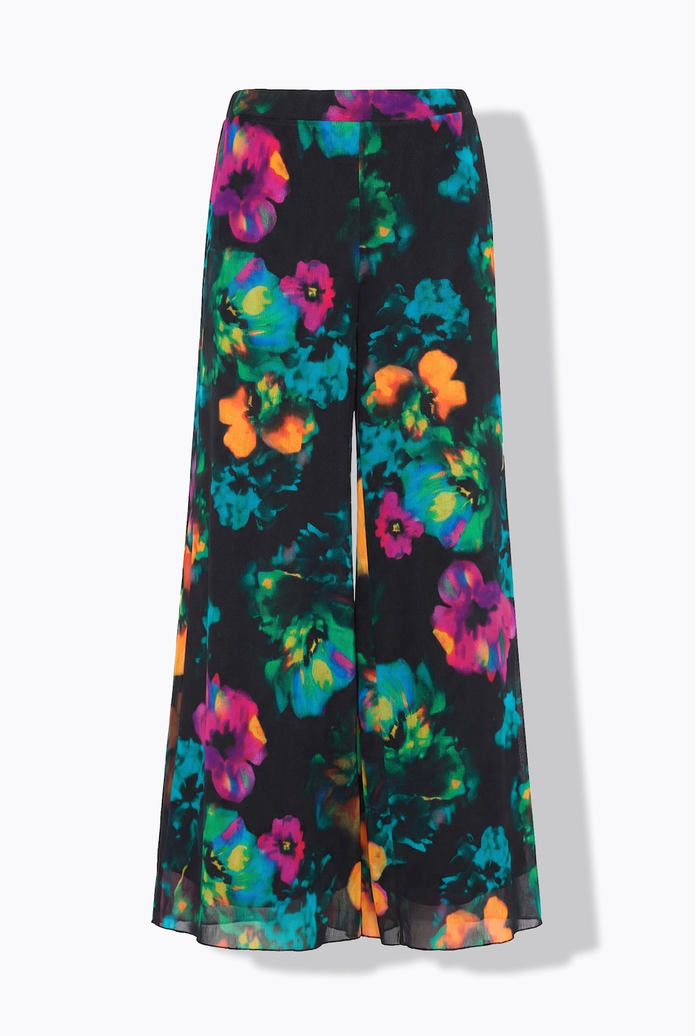 Stora storlekar Meshbyxa, Dam, svart, storlek: 54, Polyester/Elastan, Mia Moda