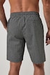 Badeshorts, Beachwear, Seersucker-Struktur, Alloverprint, Elastikbund, bis 8 XL