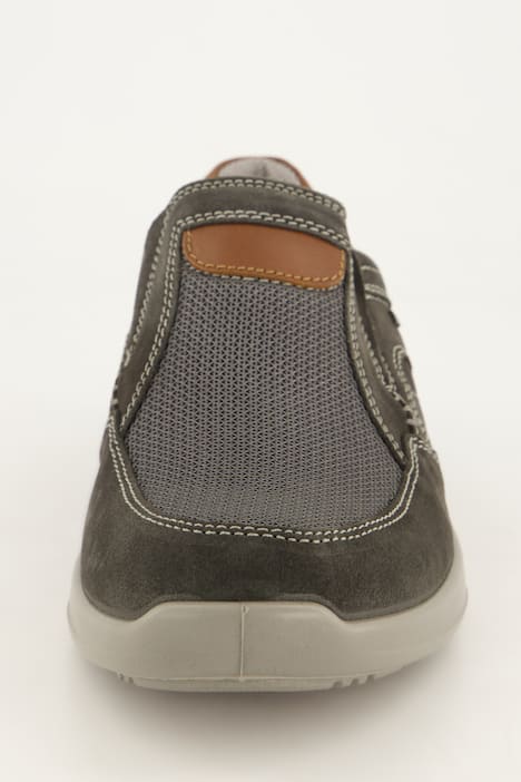 Klapki Jomos, połączenie skóry i siateczki, do rozm. 50