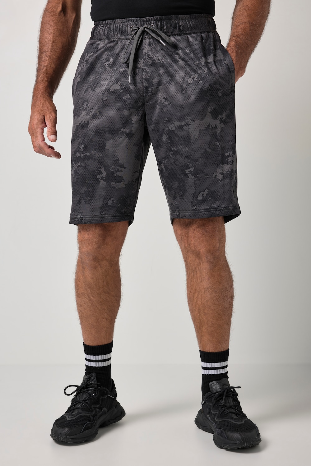 Bermuda, FLEXNAMIC®, fitness, Buik-Fit, mesh, all-over print, tot 7XL