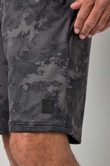 Bermuda, FLEXNAMIC®, fitness, Buik-Fit, mesh, all-over print, tot 7XL
