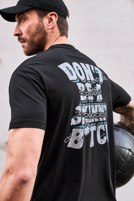 T-shirt, FLEXNAMIC®, fitness, print op de achterkant, tot 7XL