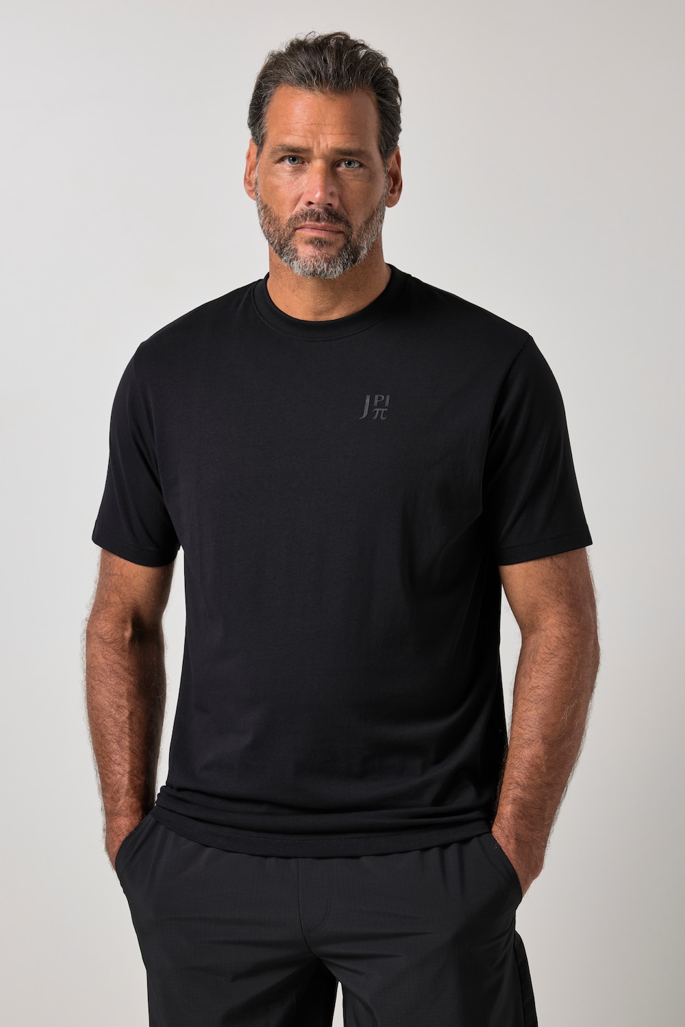 T-shirt med rygprint, FLEXNAMIC®, fitness, op til 7XL