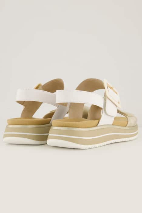 Remonte Ledersandalen, Plateausohle, Klett, Weite F 1/2