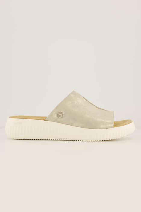 Remonte leren muiltjes, goudkleurige glans, Lite & Soft, wijdte H