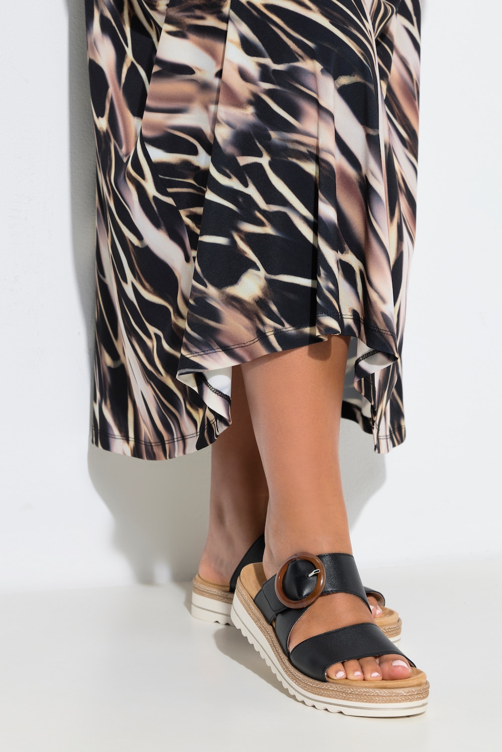 Remonte Pantoletten, Klett, Wechselfussbett, Weite F 1/2