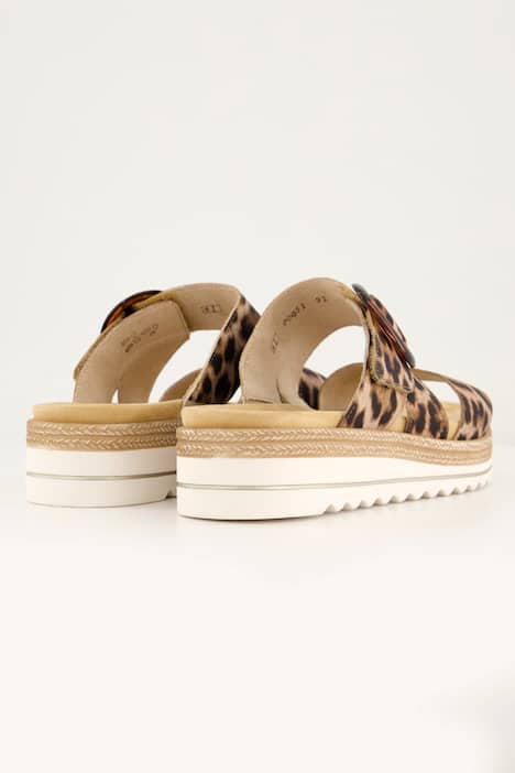 Mules Remonte Soft, fermeture à scratch, semelle intérieure amovible - largeur F 1/2