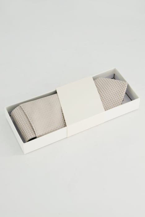 JP1880 Sæt, ekstra langt slips og lommetørklæde