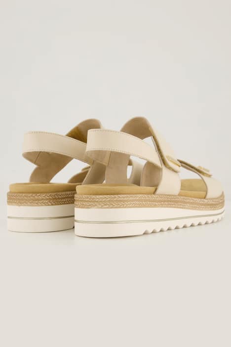 Remonte Ledersandalen, Plateausohle, Klett, Weite F 1/2