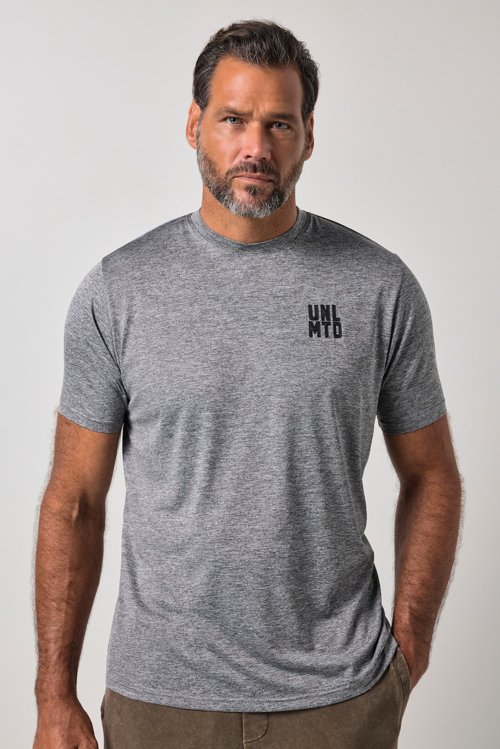 T-Shirt, Fitness, Brust-Print, QuickDry, bis 7 XL