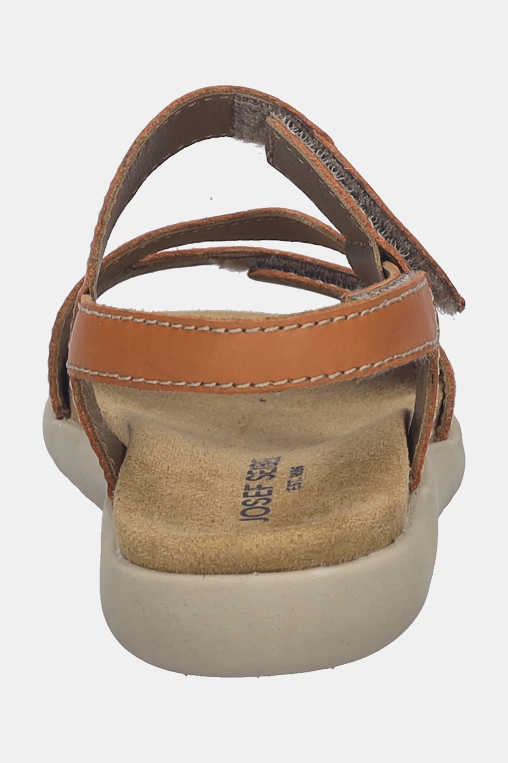 Stora storlekar Skinnsandaler Josef Seibel, Dam, orange, storlek: 42, Läder, Ulla Popken