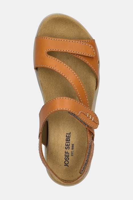 Skinnsandaler Josef Seibel, kardborreband, lästvidd G
