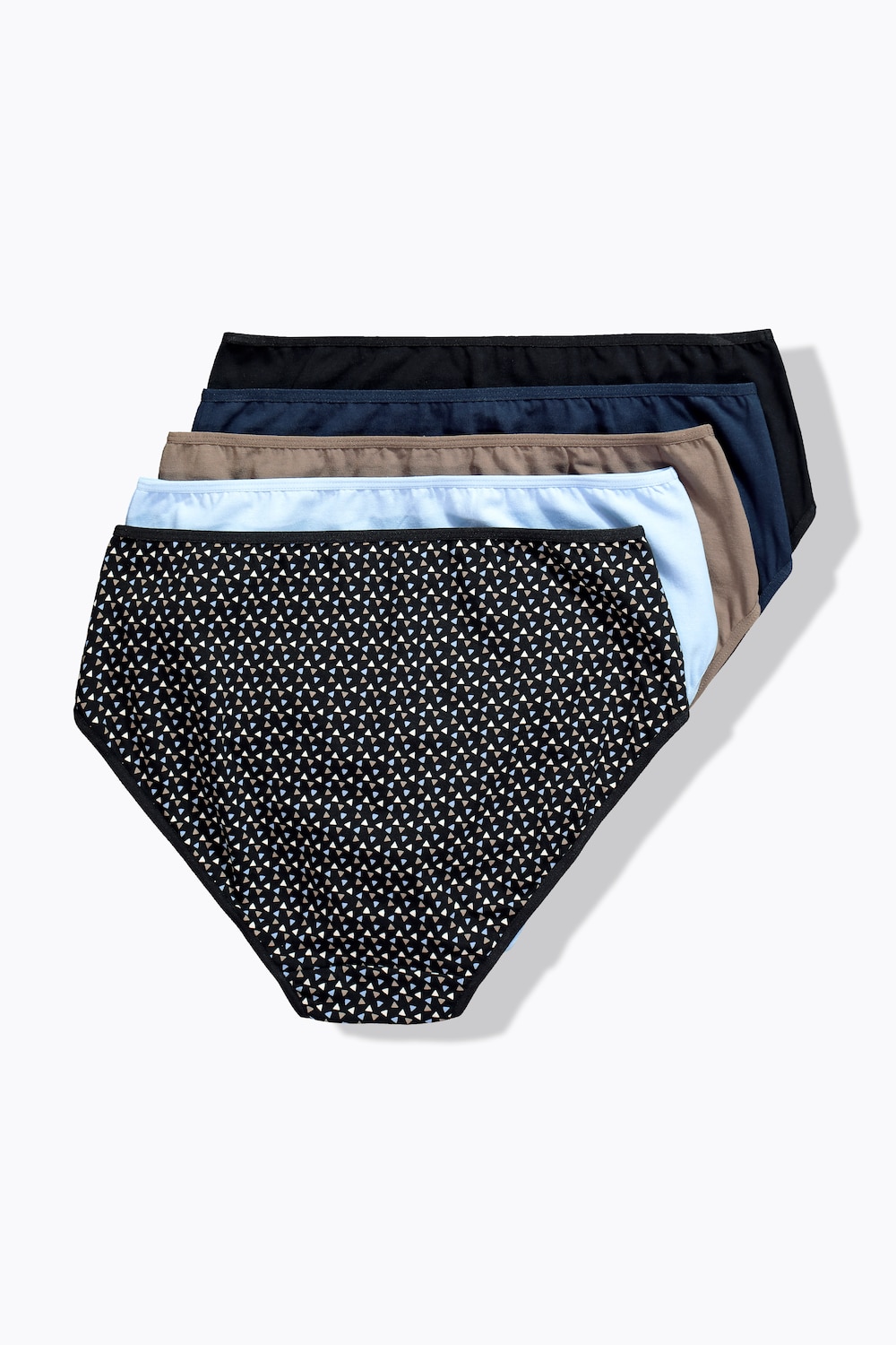 Stora storlekar Miditrosa, Dam, svart, storlek: 58/60, Bomull, Ulla Popken